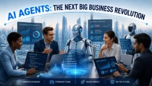 gpt image 2 a futuristic illustration of ai agents integrated into a business setting with a 0