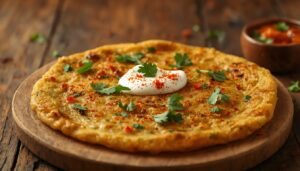 lucid origin a delicious protein rich moong dal chilla a traditional indian savory pancake is 0